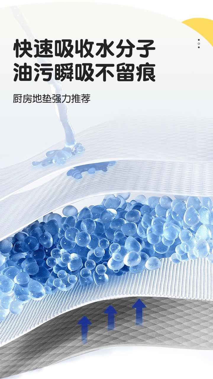Special Floor Mat Thickened Floor Mat Waterproof Grease Removal Household PUPU Leather Easy Care Anti-slip Foot Mat