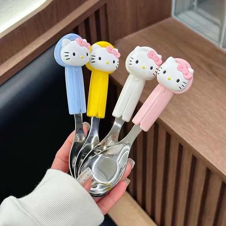New Hello Kitty Spoon Thickened Yogurt Spoon Soup Spoon
