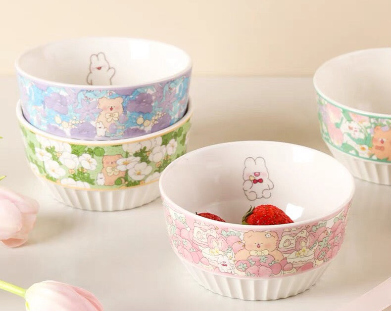 Bear Series Mug & Large Noodle Bowl Individually Packaged