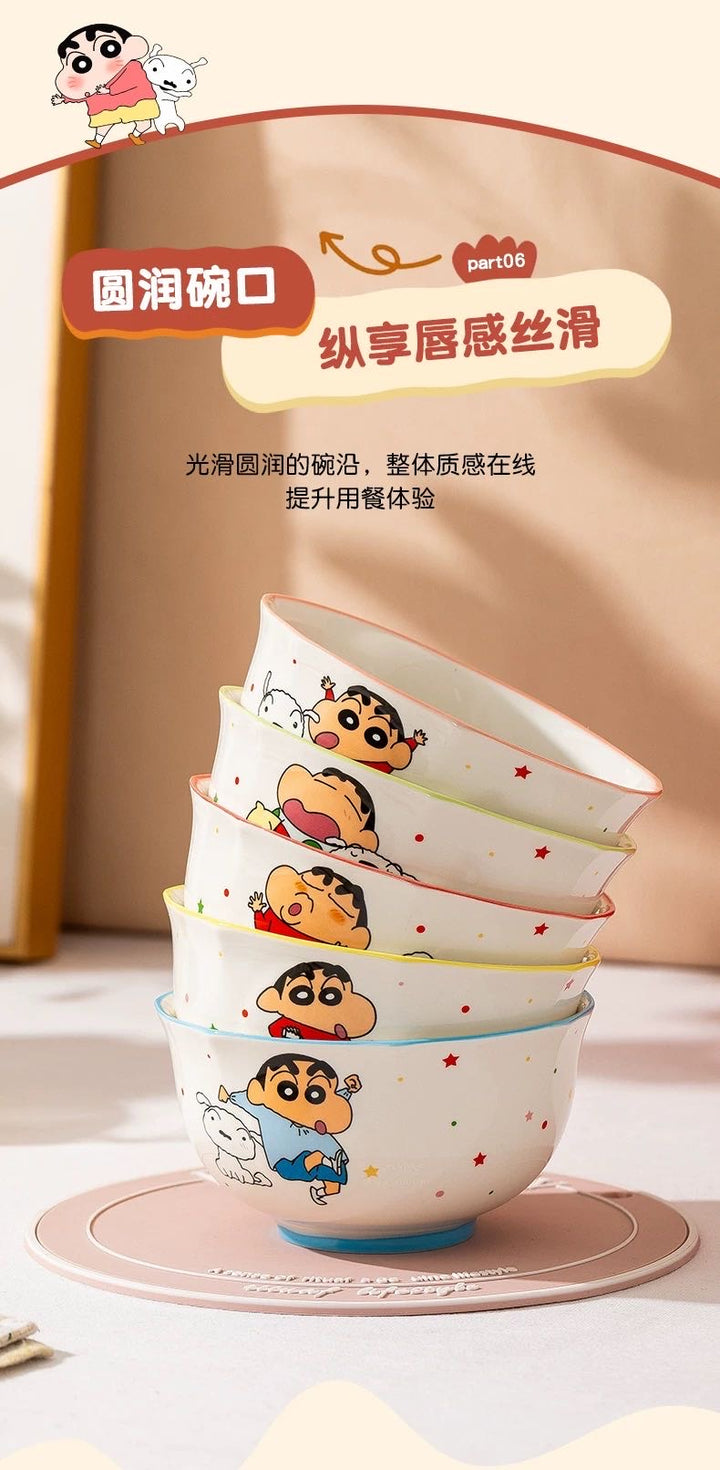 Crayon Shin-chan Rice Bowl Set Gift Box