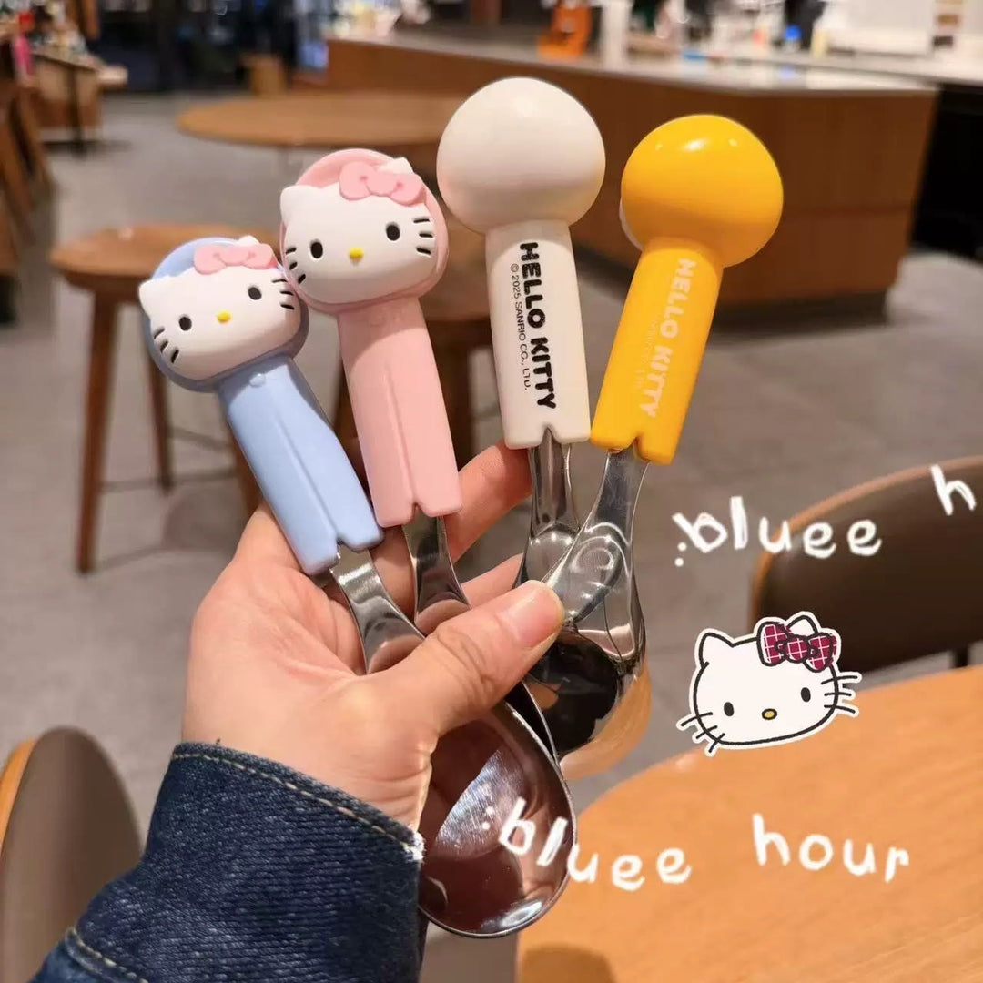 New Hello Kitty Spoon Thickened Yogurt Spoon Soup Spoon