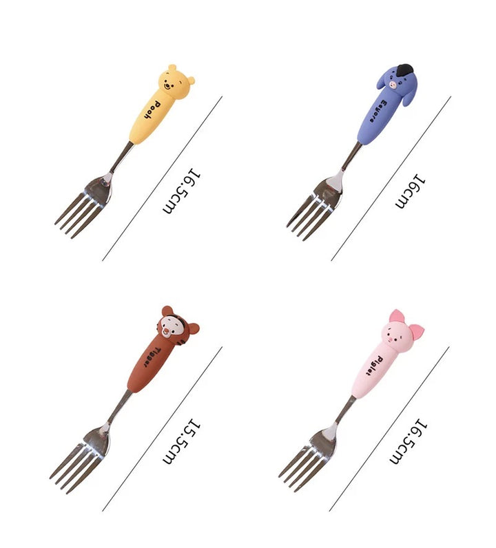 Disney Series Stainless Steel Spoon +Fork Set