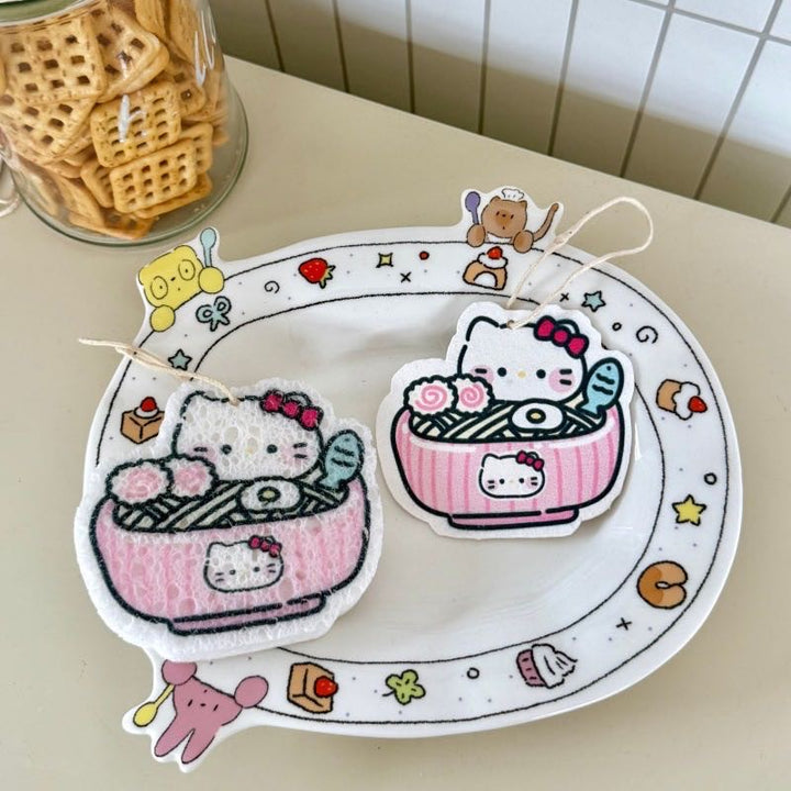 Hello Kitty 1 Set 6 kittyBowl Household Thickened