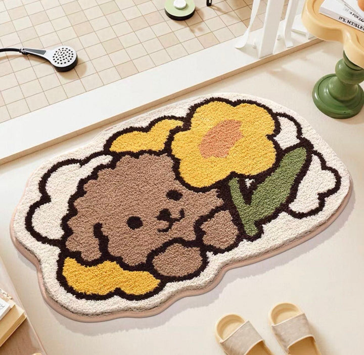 Cozy Faux Cashmere Bath Mat 🛀 Thick & Soft | Quick Absorbent | Anti-Slip