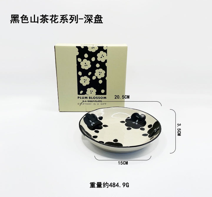 Camellia Series Underglaze Tableware Set