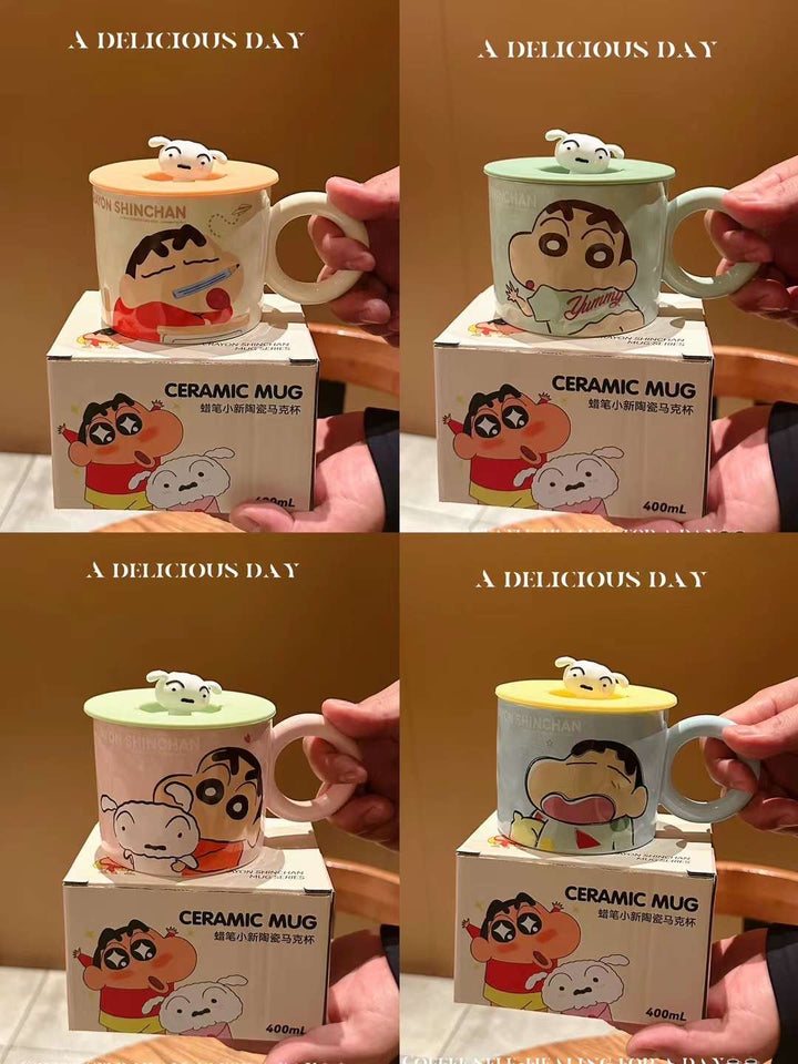 Crayon Shin-chan Ceramic Mug Color Box