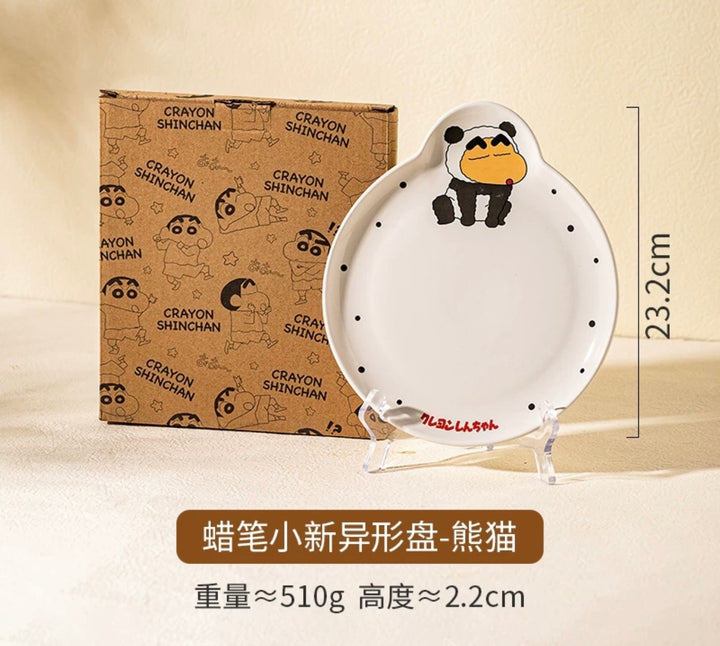 Crayon Shin-chan Cute Ceramic Dinner Plate Shin-chan Series