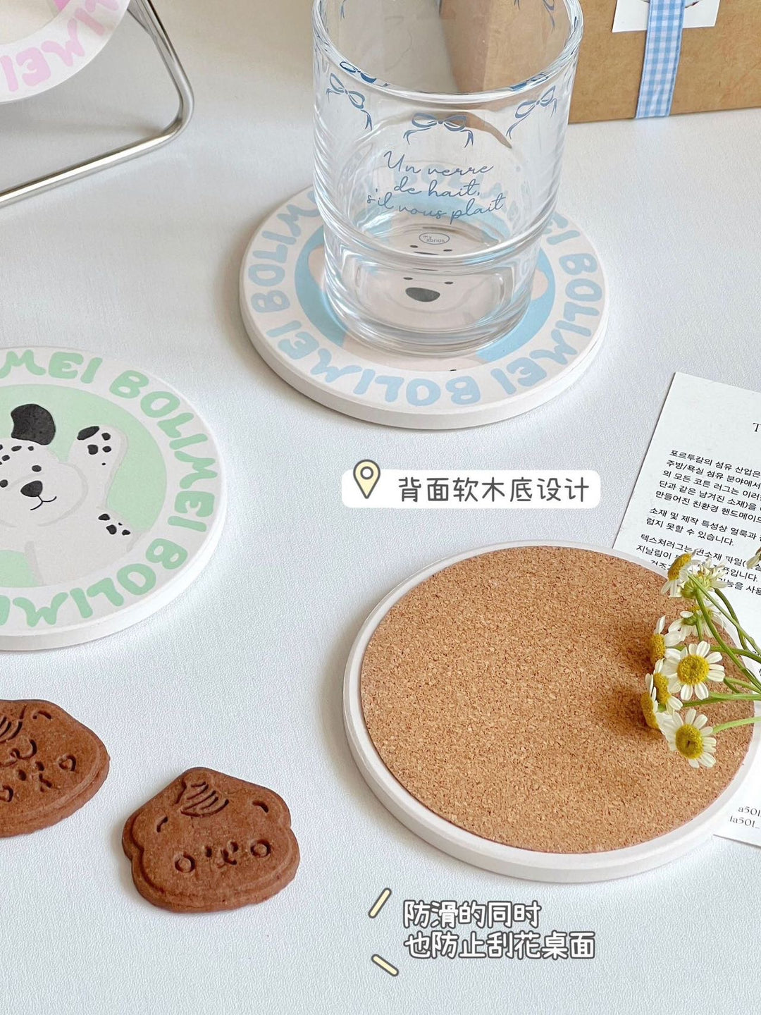 Fresh Coaster Anti-scald Ceramic Coaster
