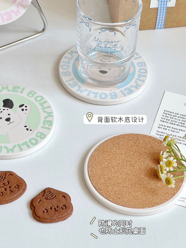 Fresh Coaster Anti-scald Ceramic Coaster
