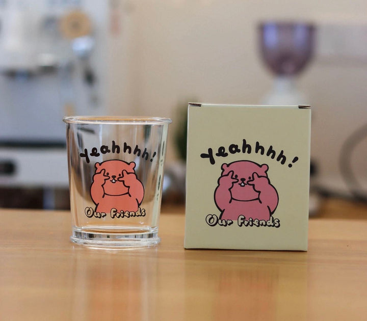Series Cute Animal Glass Cup Healing Glass Cup