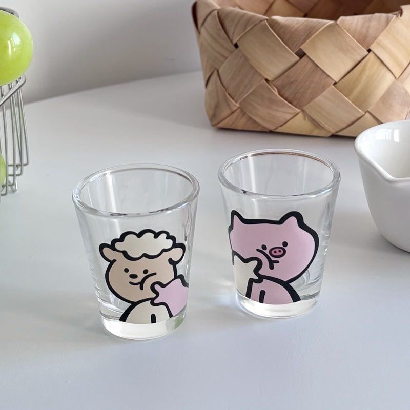 Mini Cup Glass Shot Glass 50ml Heat Resistant