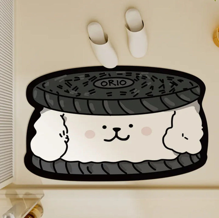 Quick-Dry Diatomite Bath Mat 🛁 | Super Absorbent, Non-Slip & Soft Comfort | Multiple Cute Designs