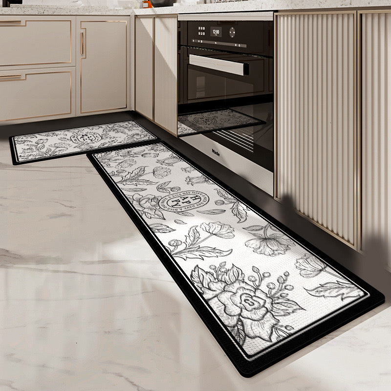 Special Floor Mat PU Leather Waterproof Oil-proof Anti-slip Floor Mat Various Styles Available