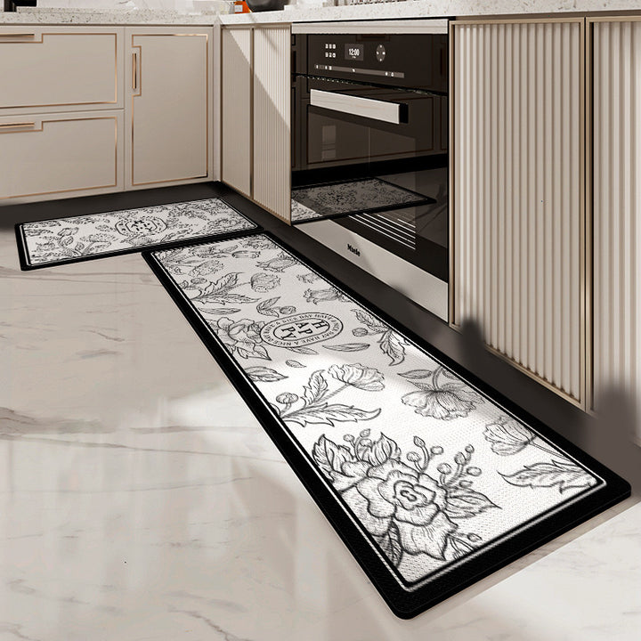 Special Floor Mat PU Leather Waterproof Oil-proof Anti-slip Floor Mat Various Styles Available