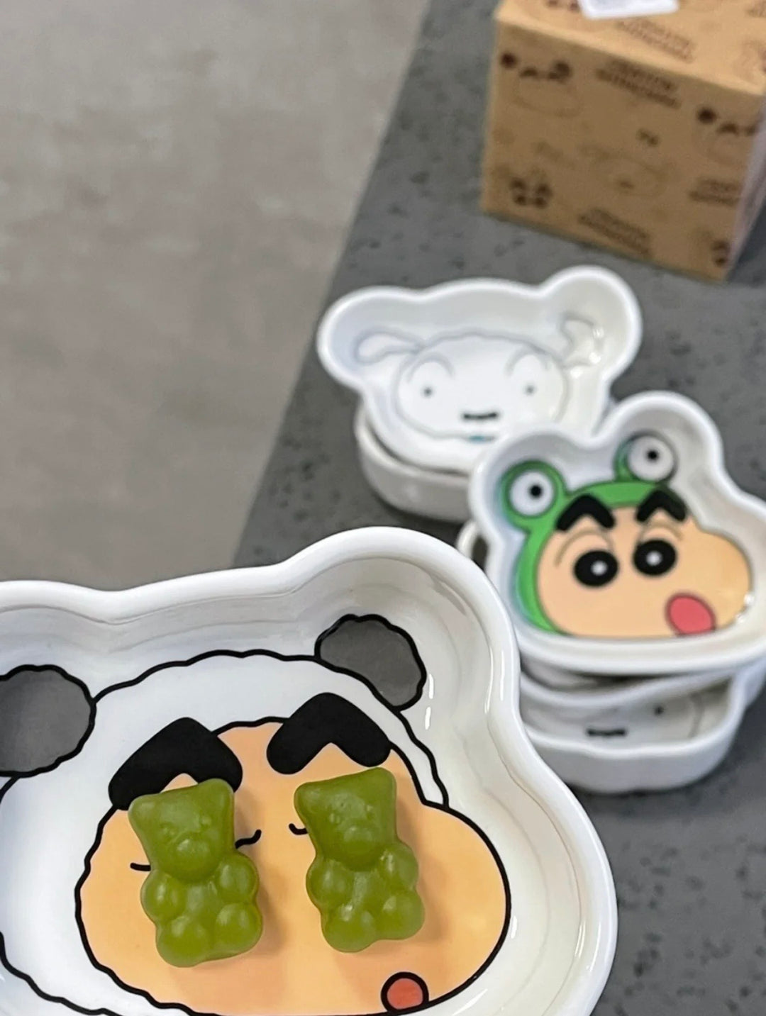 Crayon Shin-chan Ceramic Saucer Seasoning Dish Dessert Plate Saucer 3