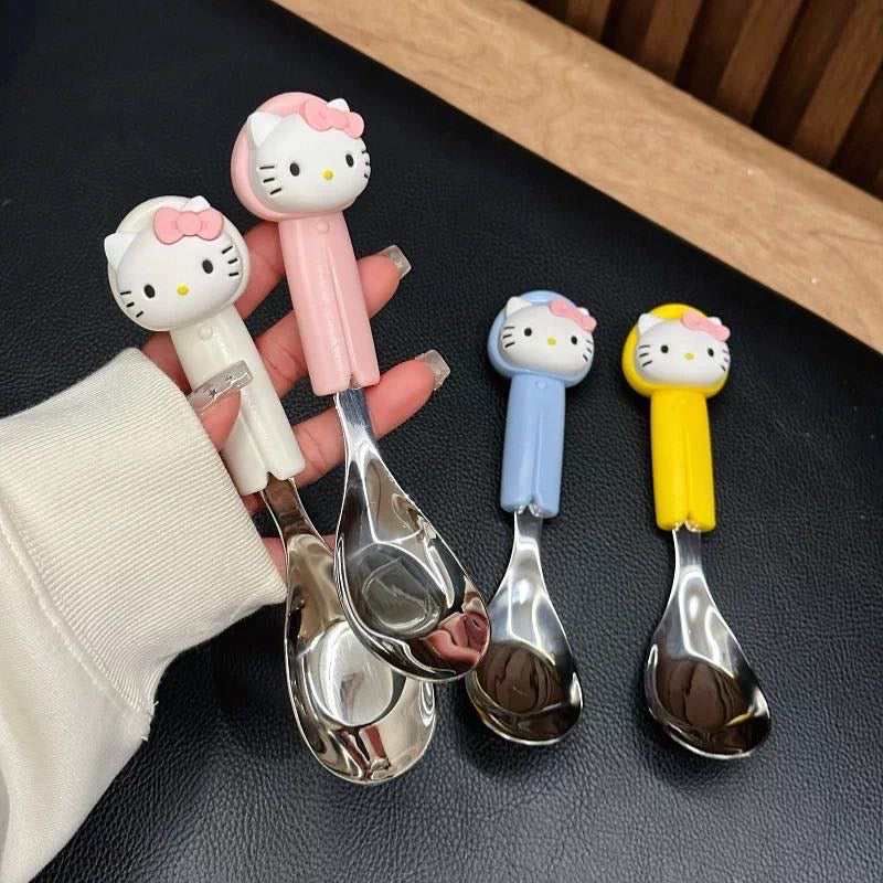 New Hello Kitty Spoon Thickened Yogurt Spoon Soup Spoon