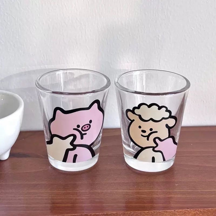 Mini Cup Glass Shot Glass 50ml Heat Resistant