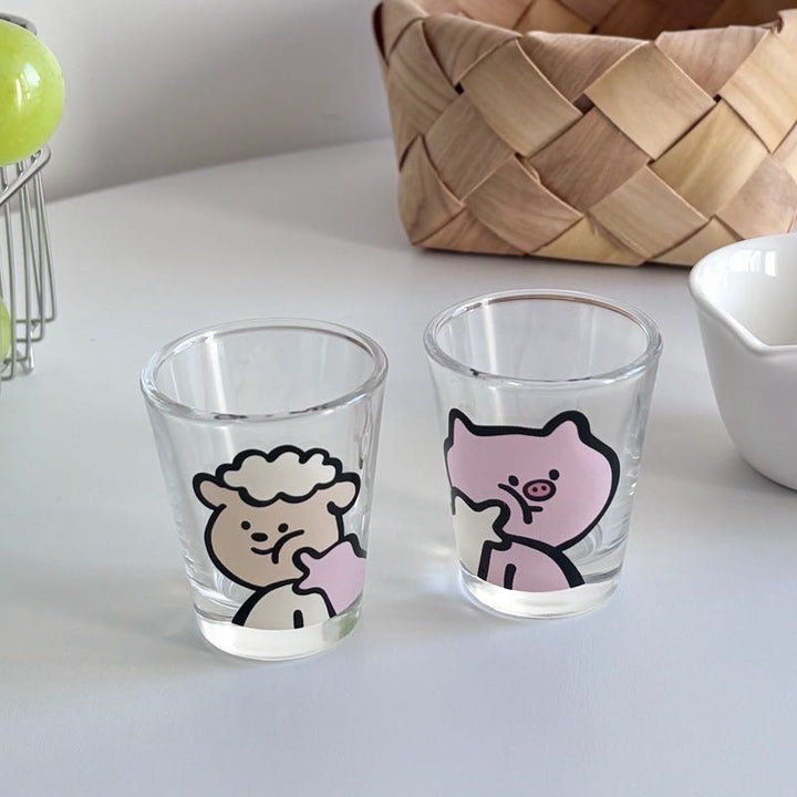 Mini Cup Glass Shot Glass 50ml Heat Resistant