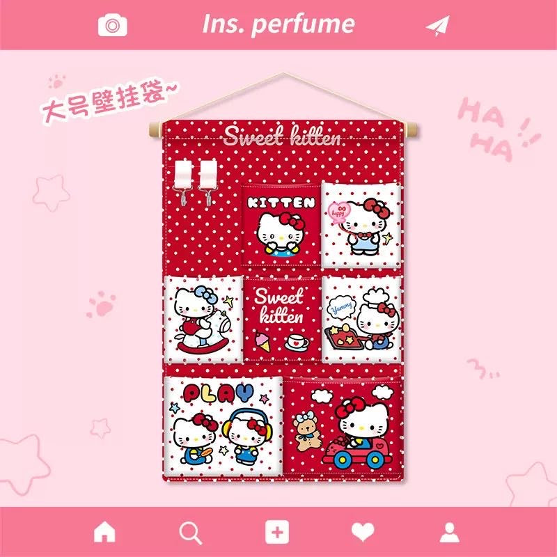 Hello Kitty Hanging Storage Bag Storage Bag Wall-mounted