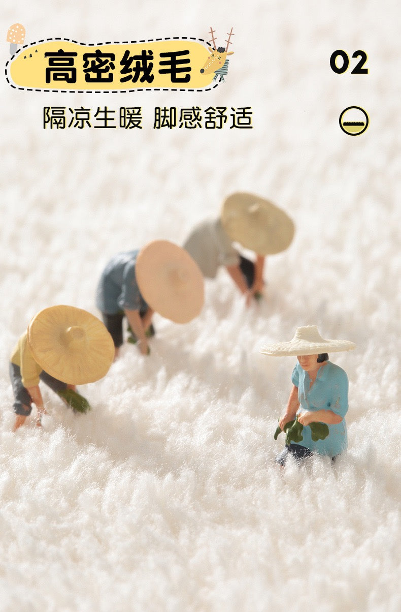 Size 100*100cm Creative Goat Household Floor Mat
