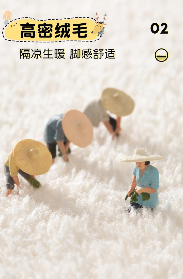 Size 100*100cm Creative Goat Household Floor Mat