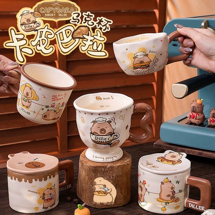 Capybara Ceramic Mug Coffee Cup Breakfast Cup