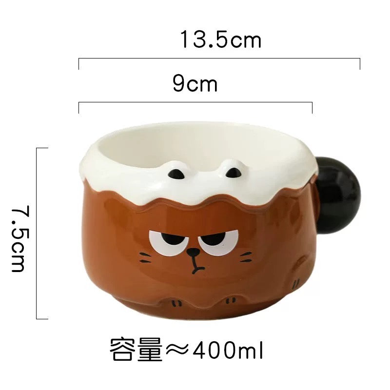 Creative Cat Cup Ceramic Mug Series Coffee Cup