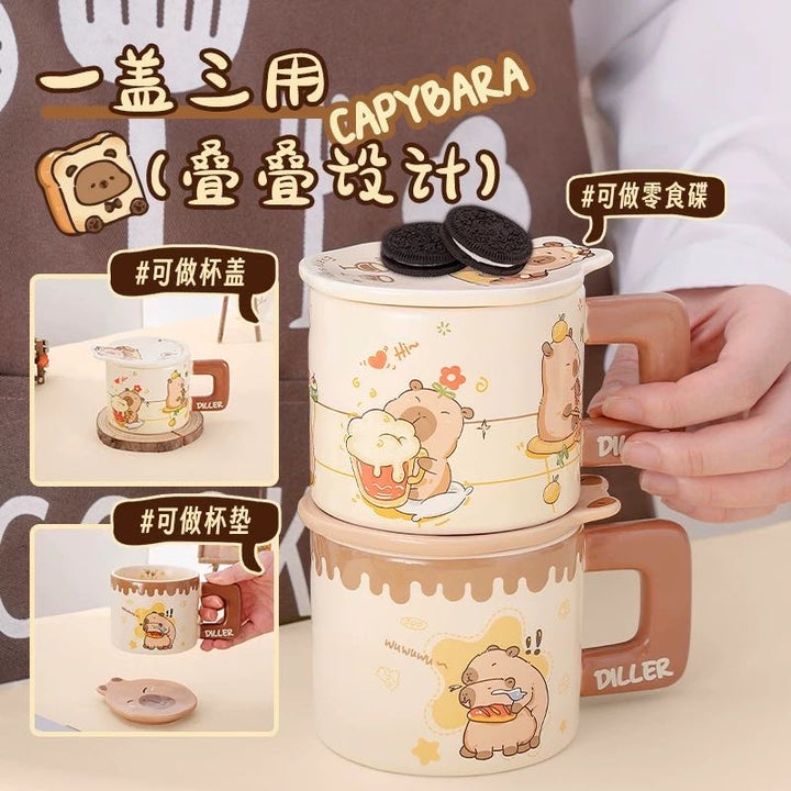 Capybara Ceramic Mug Coffee Cup Breakfast Cup