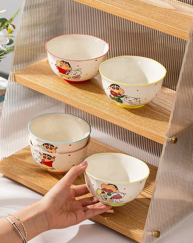 Crayon Shin-chan Rice Bowl Set Gift Box