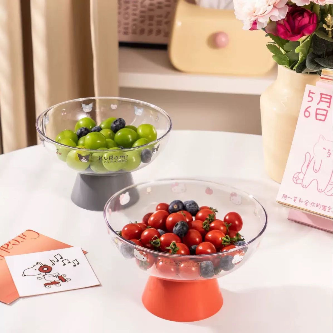Sanrio Fruit Plate Fruit Plate Drain Basket