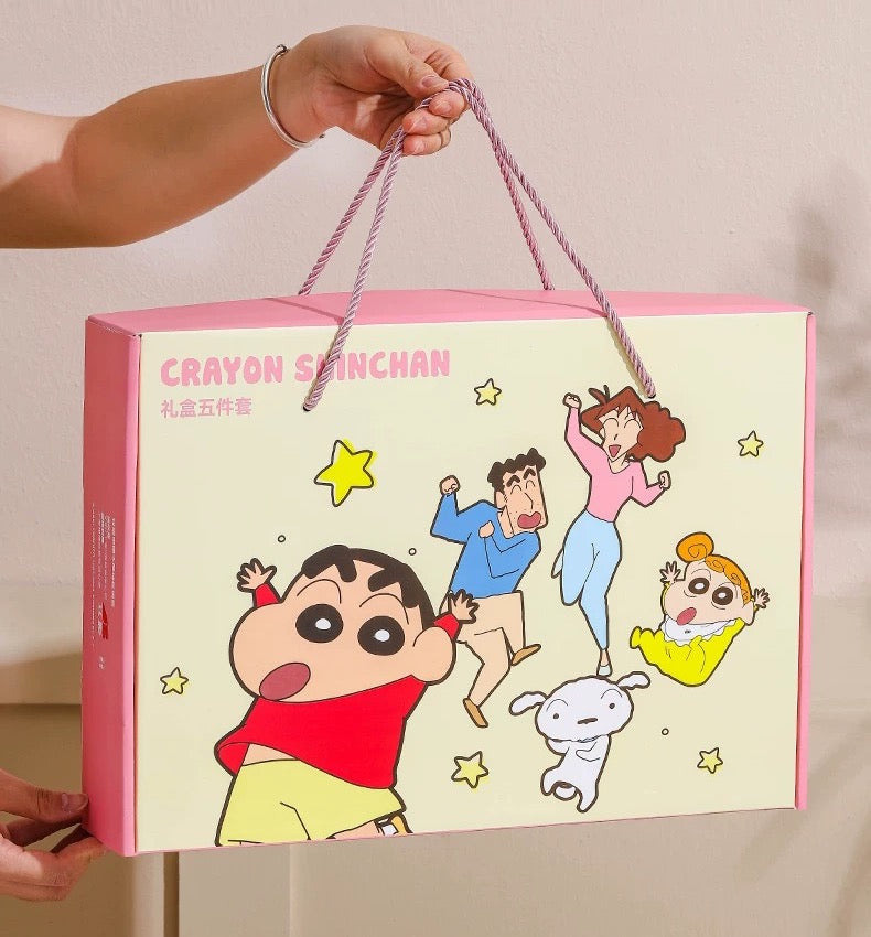 Crayon Shin-chan For One Person 5Ceramic Tableware Set Gift Box