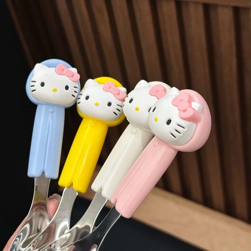 New Hello Kitty Spoon Thickened Yogurt Spoon Soup Spoon
