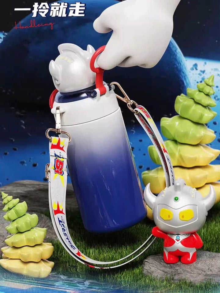 Ultraman Series 316 Thermos Cup Special Straw Thermos Cup Keep Warm Keep Cold Crossbody