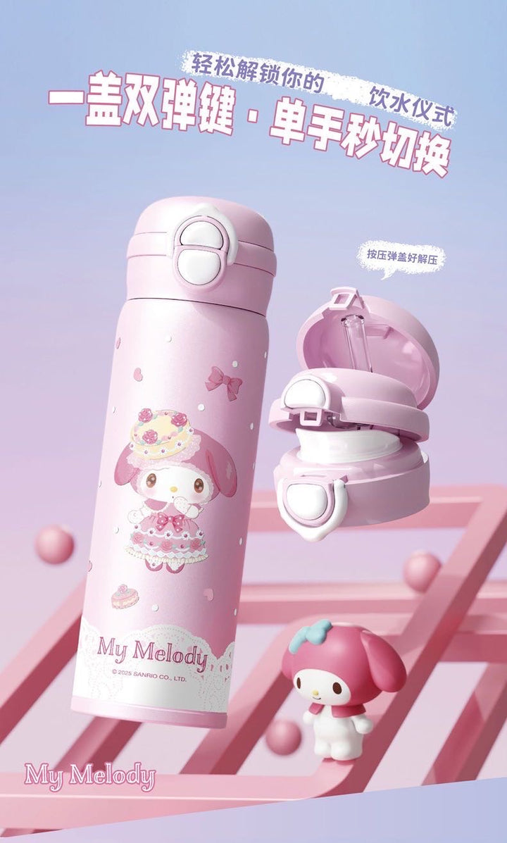 Sanrio Thermos Cup 316 Stainless Steel Straw Water Cup Cup
