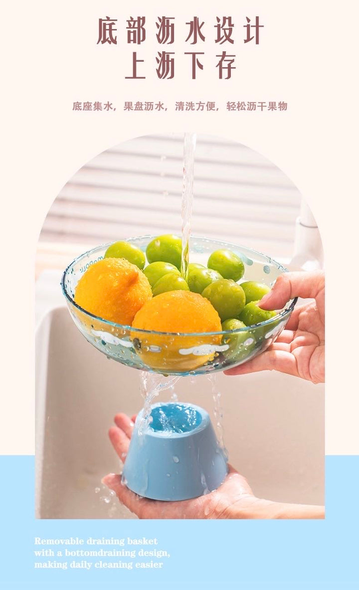 Sanrio Fruit Plate Fruit Plate Drain Basket