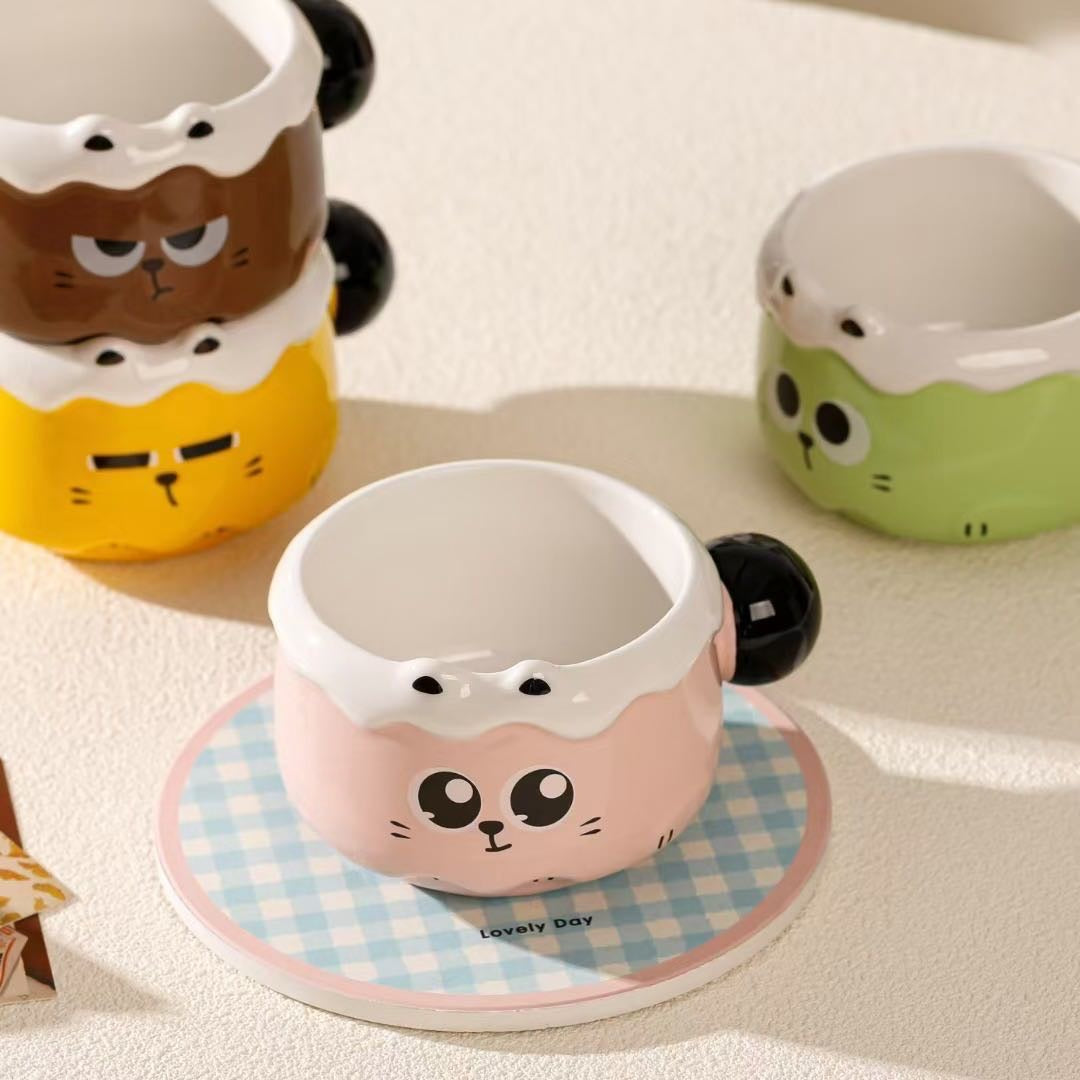 Creative Cat Cup Ceramic Mug Series Coffee Cup