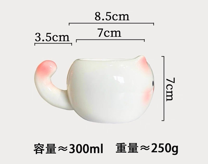 KittyPig Ceramic Mug Heat Resistant