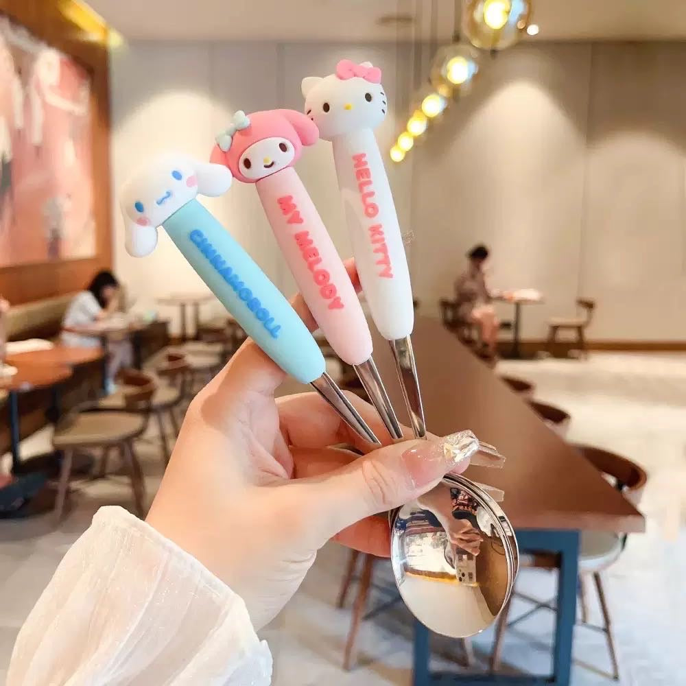 Sanrio Stainless Steel Spoon & Fork Officially Licensed