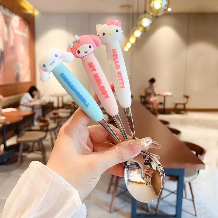 Sanrio Stainless Steel Spoon & Fork Officially Licensed