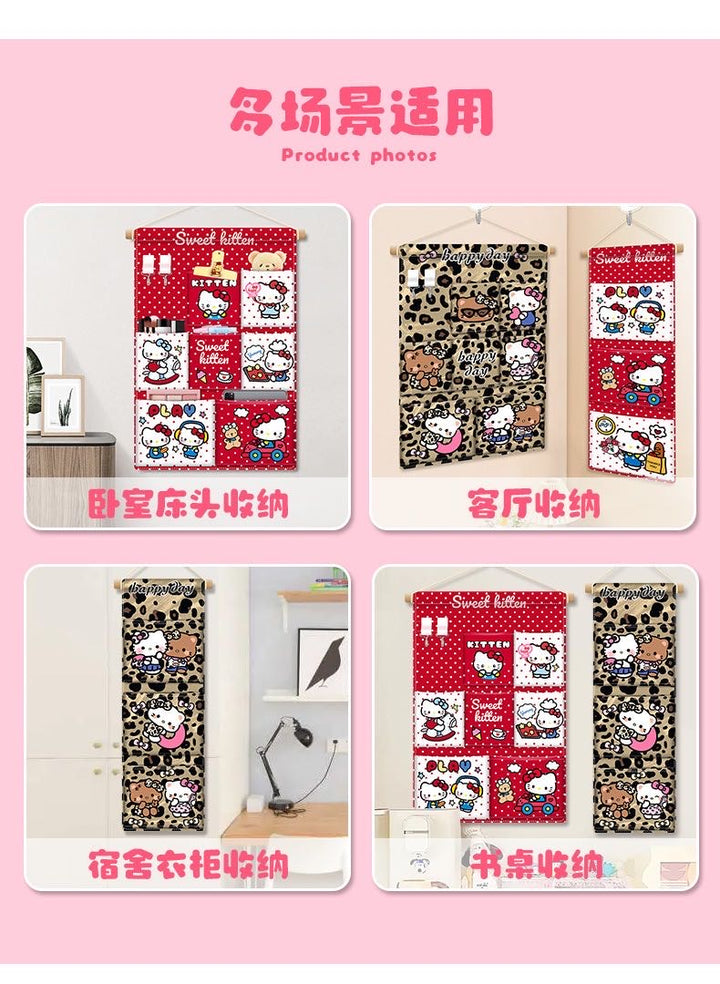 Hello Kitty Hanging Storage Bag Storage Bag Wall-mounted