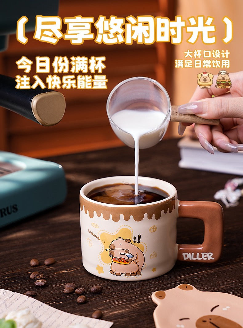 Capybara Ceramic Mug Coffee Cup Breakfast Cup