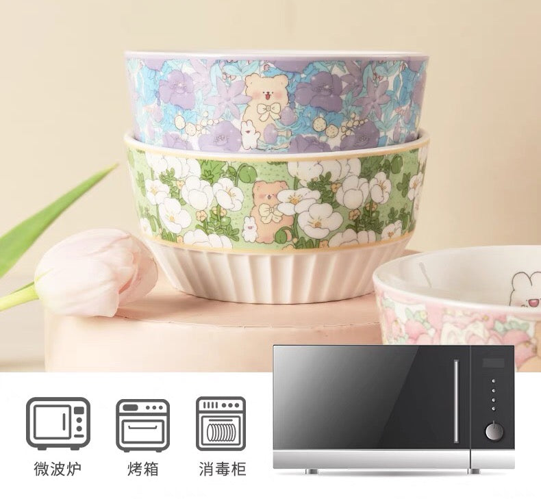 Bear Series Mug & Large Noodle Bowl Individually Packaged