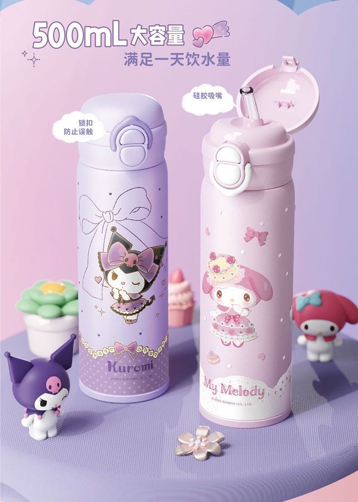 Sanrio Thermos Cup 316 Stainless Steel Straw Water Cup Cup