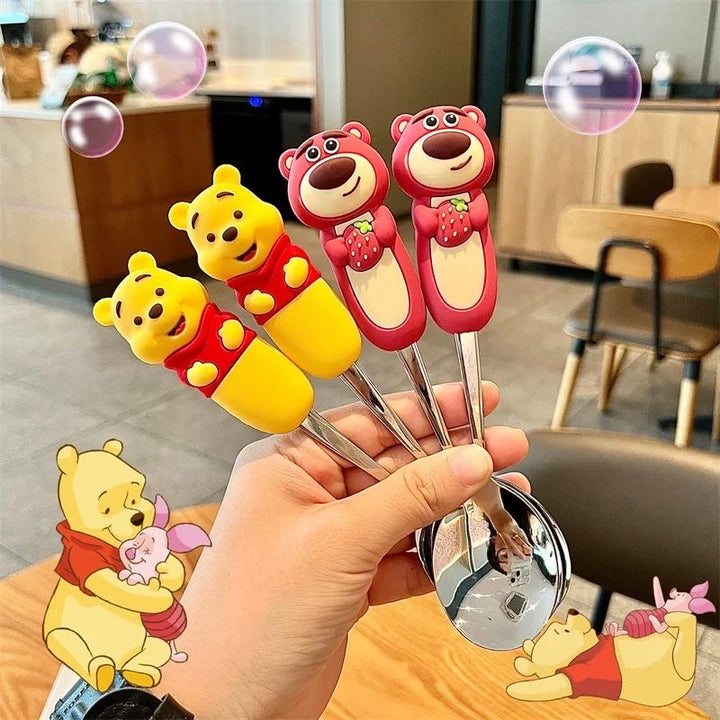 Disney Winnie the Pooh Lotso 304 Stainless Steel Spoon Fork Tableware