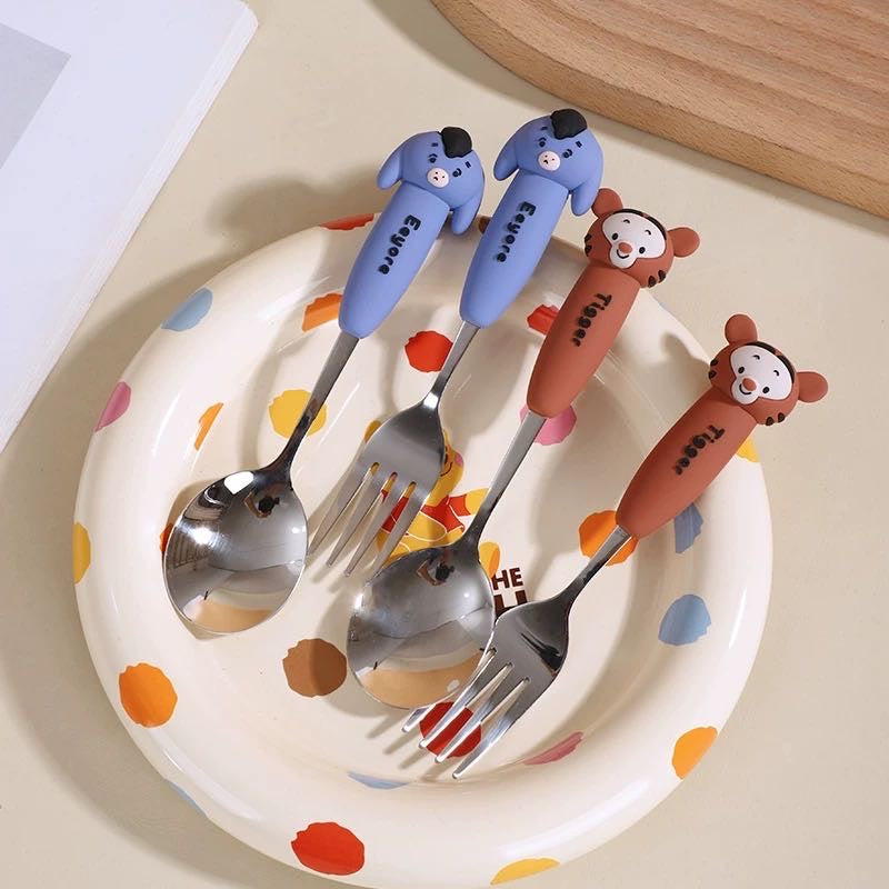 Disney Series Stainless Steel Spoon +Fork Set