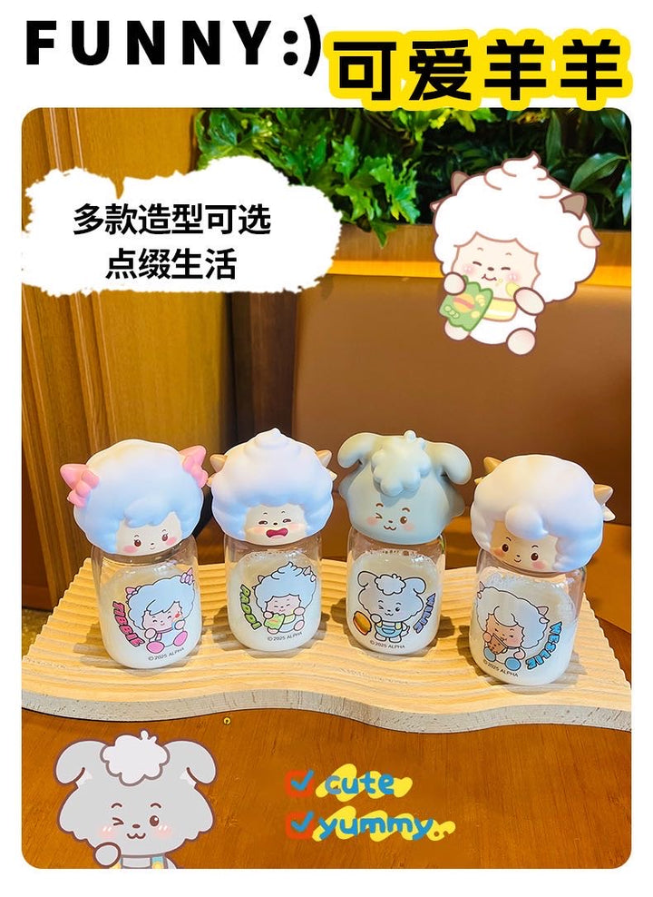 Pleasant Goat Big Big Wolf Tritan Cute Mini Portable Water Cup Water Cup Travel Mug