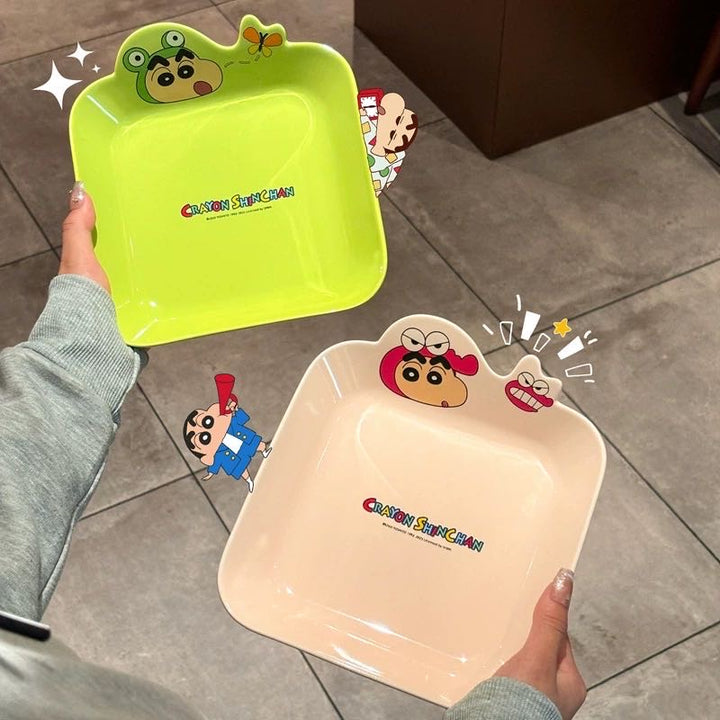 Crayon Shin-chan Ceramic Tableware Set Bowl Plate Set