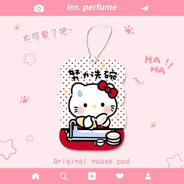 Hello Kitty Series 1 Set 4 Wood Pulp Sponge Dish Sponge Cup Scouring Pad