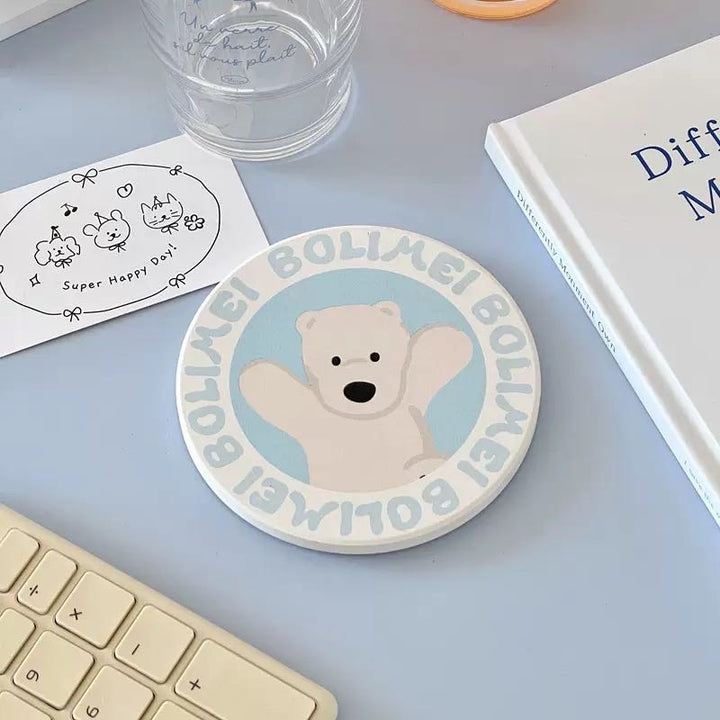 Fresh Coaster Anti-scald Ceramic Coaster