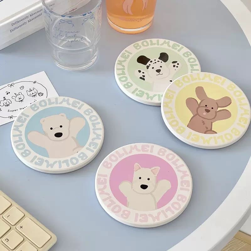 Fresh Coaster Anti-scald Ceramic Coaster